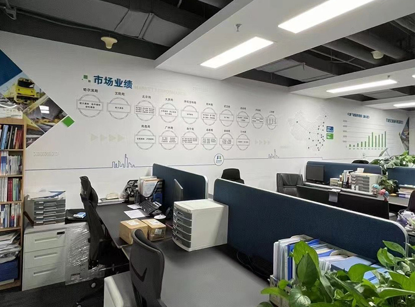 鐵路公司文化墻-市場(chǎng)業(yè)績(jì)文化墻(圖1)